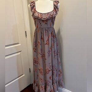Chelsea28 Lavender Floral Maxi Dress